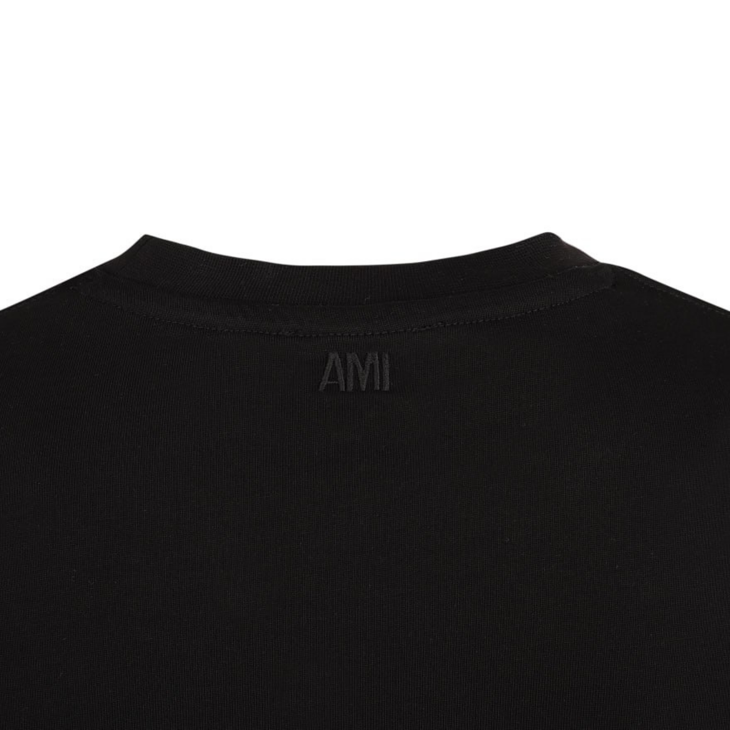 AMI Paris Black Unisex T-Shirt