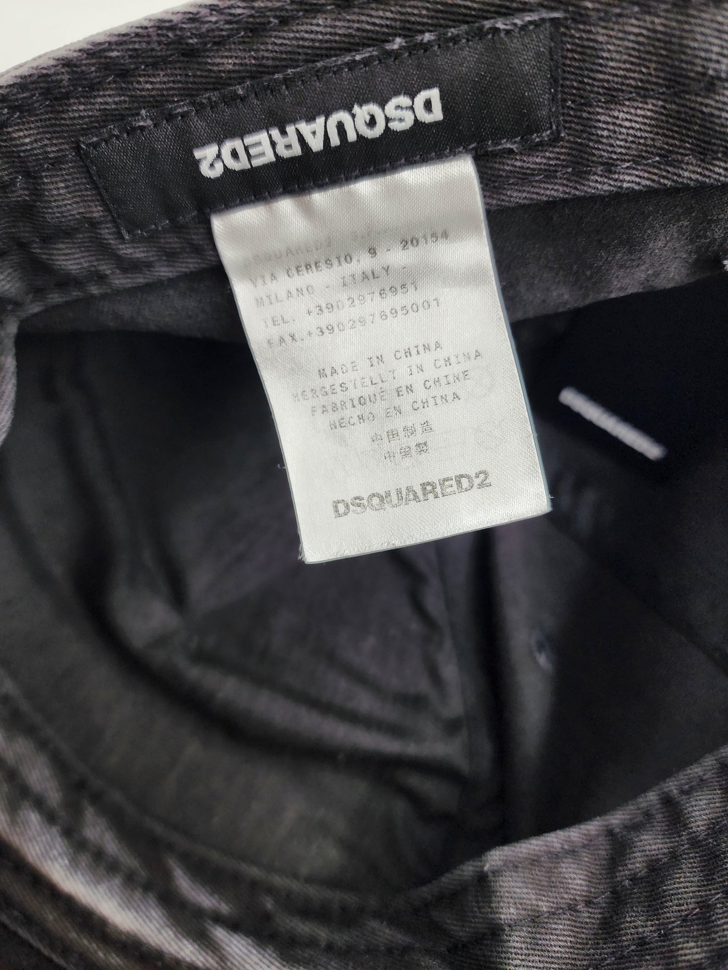 DSQAURED2 Grey Cap - One Size