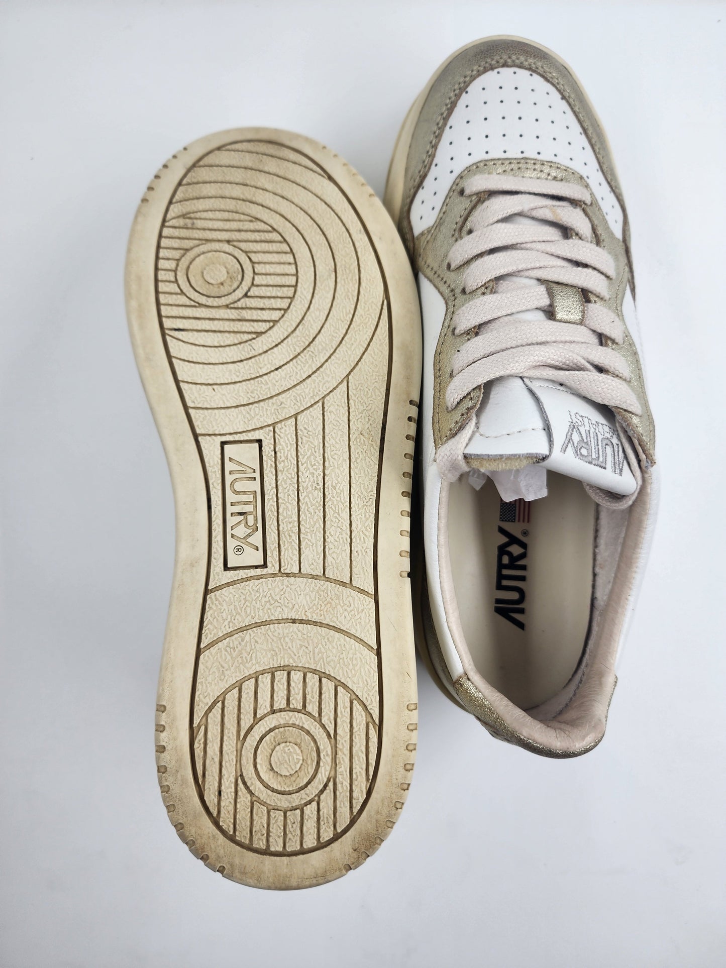 Autry Sneakers MEDALIST Metallic Trainers - EU 38