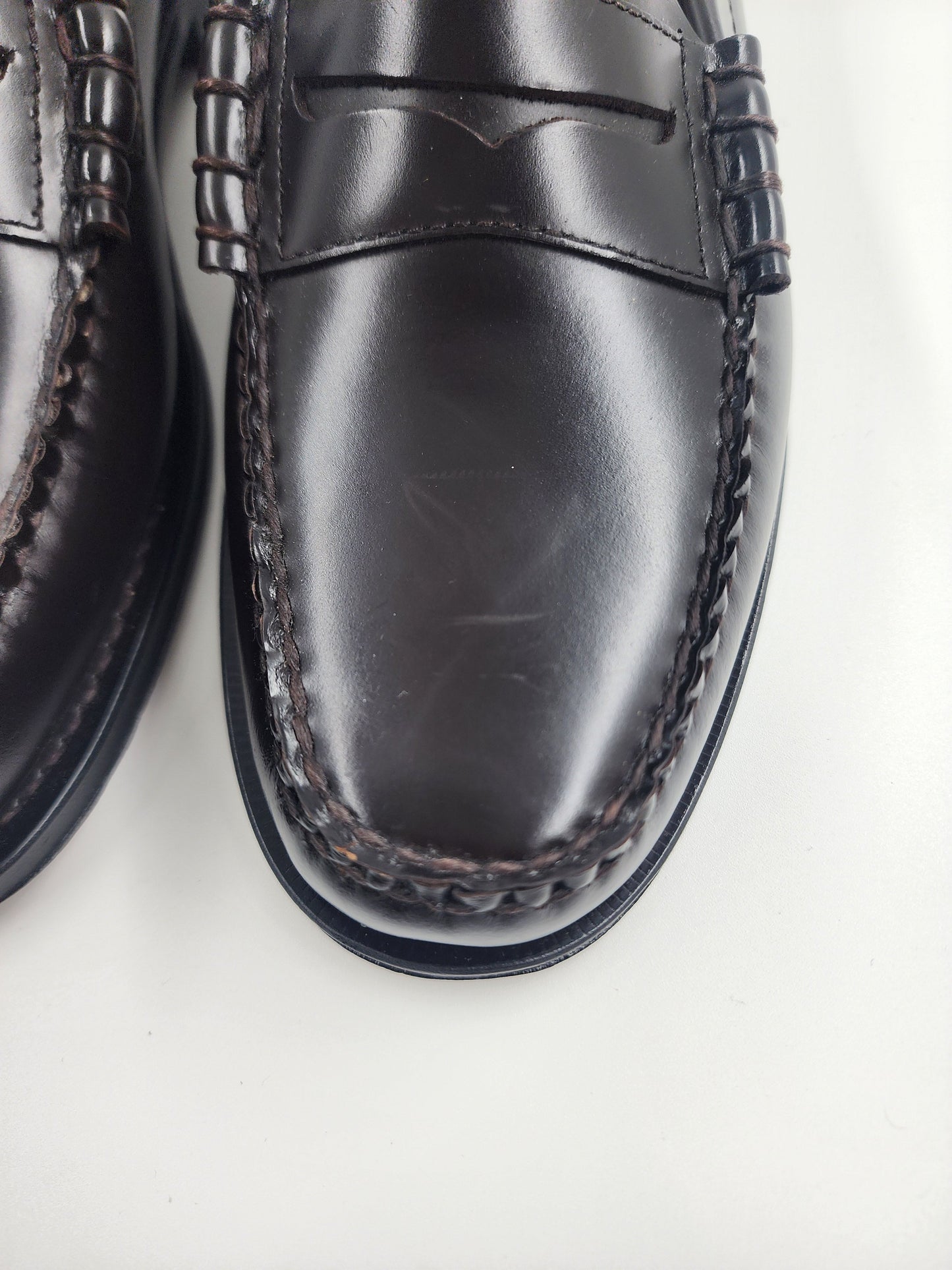 G.H.Bass Larson Moc Penny Brown/Maroon Shoes - EU 42