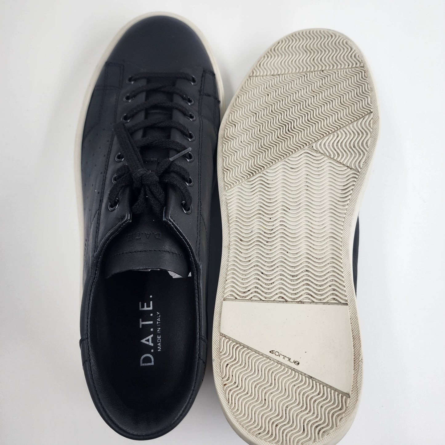 Date Men's Black Levante Lace-Up Trainers - UK 10