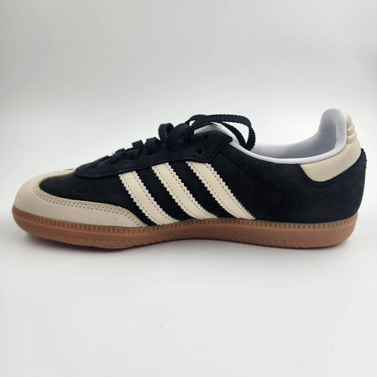Adidas Originals Samba OG trainers in black and beige suede - UK 6