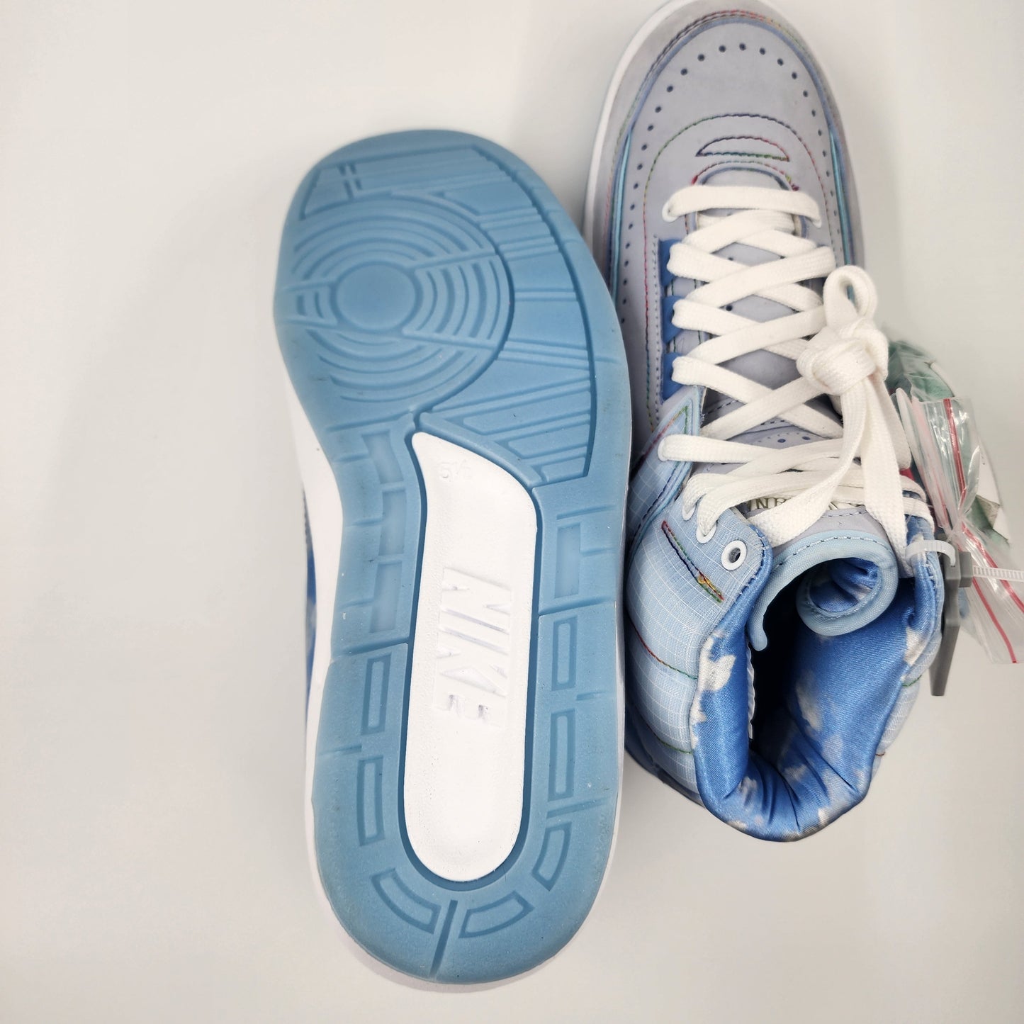 Nike Air Jordan 2 Retro x J. Balvin Blue Women's Cloud Sneakers Size UK 5