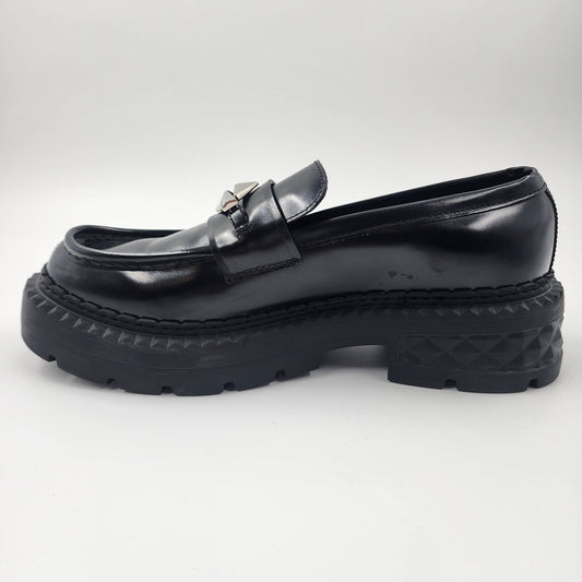 Jimmy Choo Marlow Diamond leather loafers - EU 38 UK 5