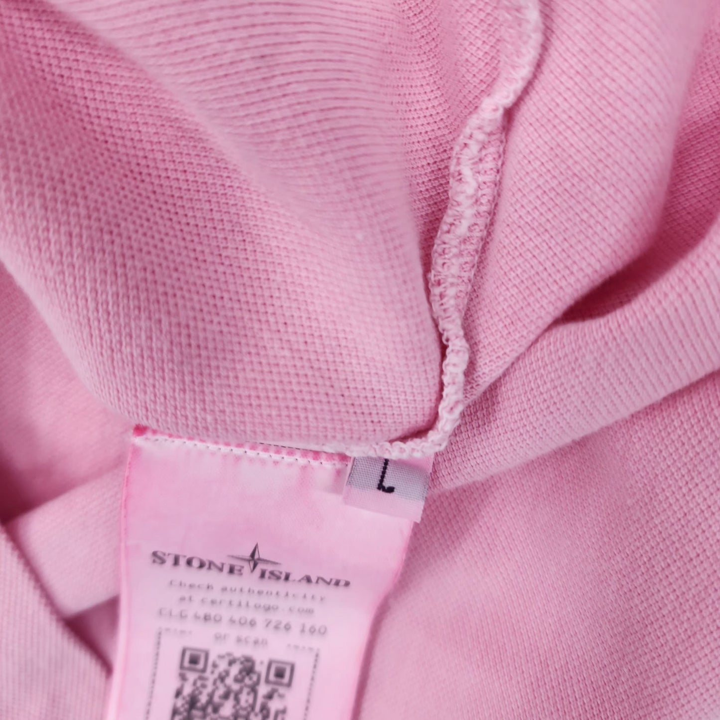 Stone Island Pink Men's T-Shirt - L