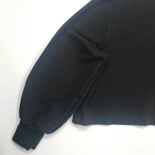 Versace Jeans Couture Black Cropped Women's Sweatshirt - L