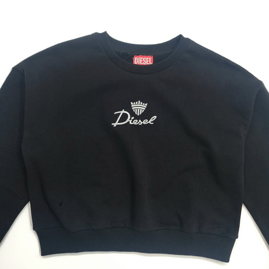 Diesel Black Girls Sweatshirt - 16 Years 175cm