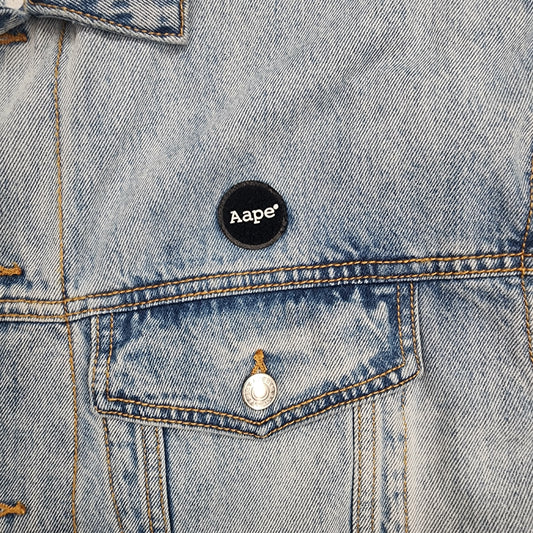 Aape By Bathing  Blue Denim Unisex Jacket - L