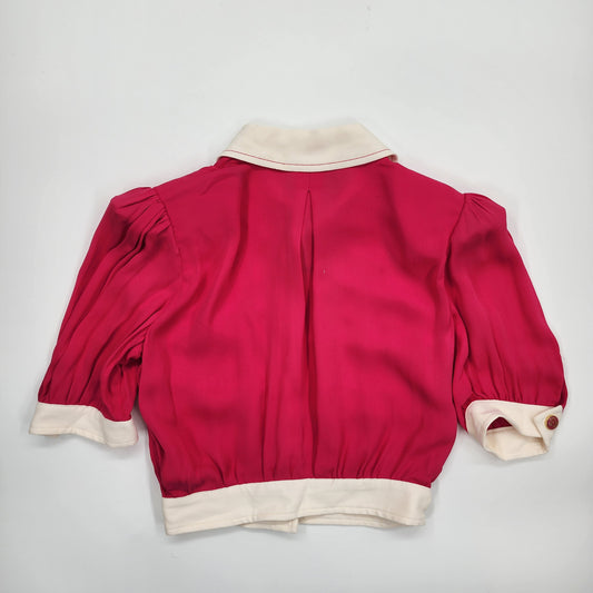 Elisabetta Franchi Red Womens Top - Size 40