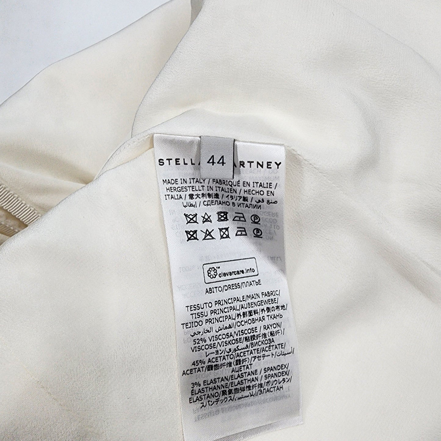 Stella McCartney Dianna One-shoulder Mini Dress - Size 44