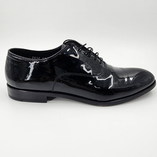 Doucal's Black Patent Leather Men's Boots - Size EU 42