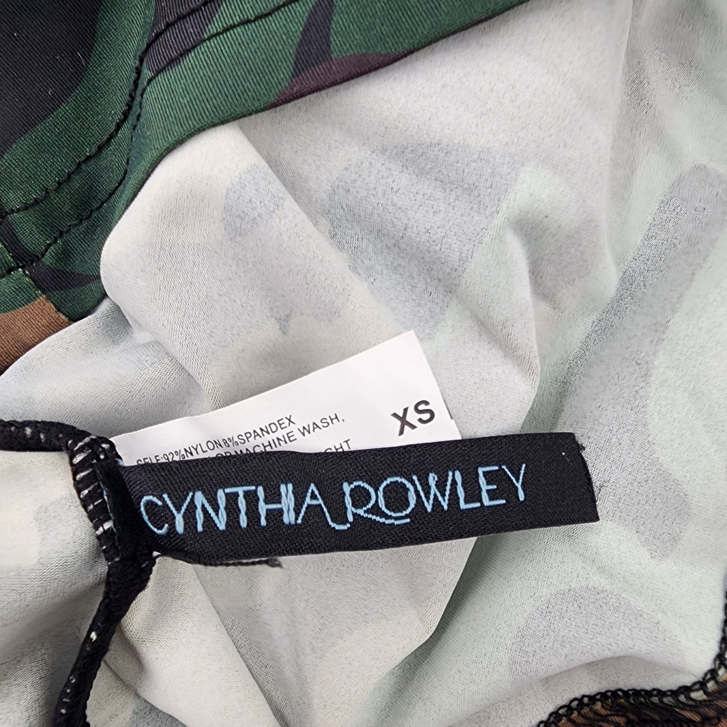 Cynthia Rowley Camouflage Printed top - Size XS