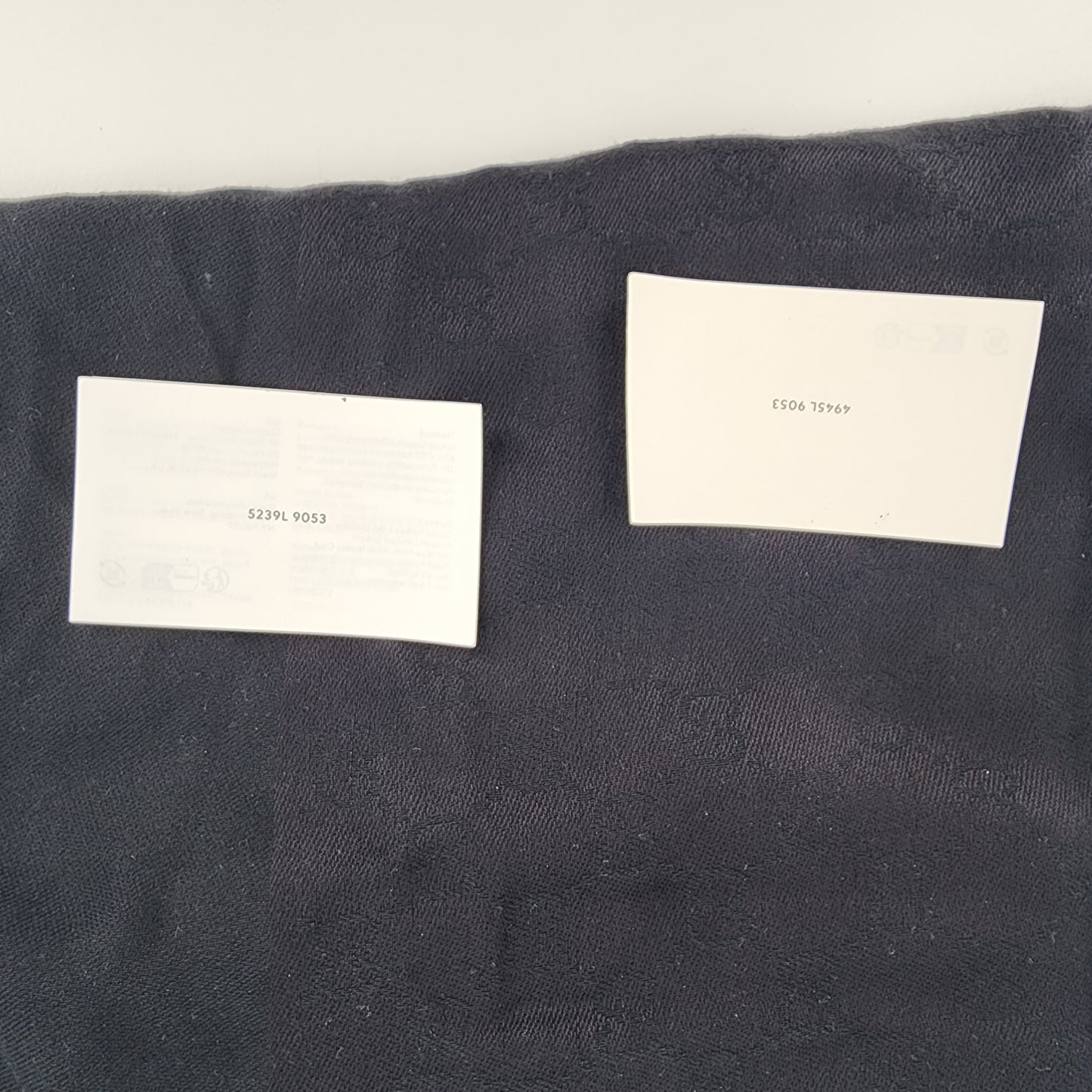 Gucci Cashmere Black Scarf