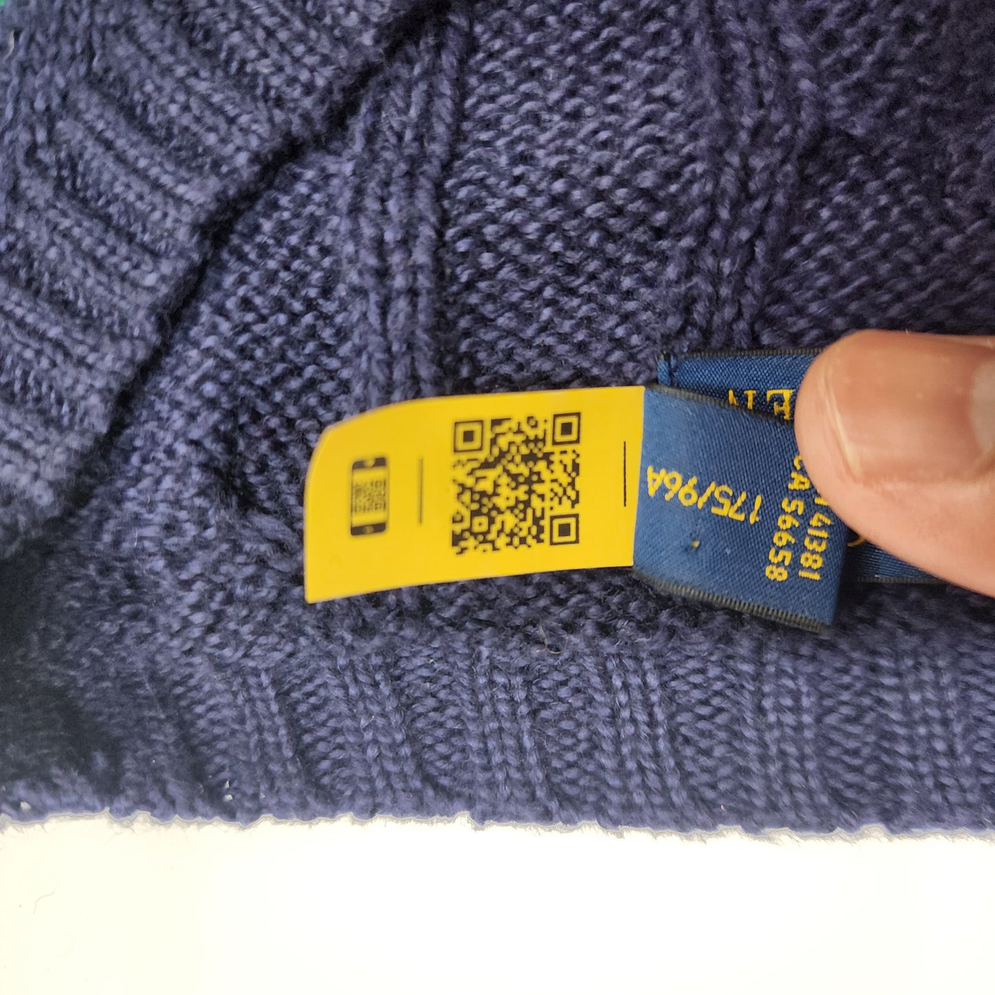 Polo Ralph Lauren Multicolor Striped Cable Knit Sweater - Size M
