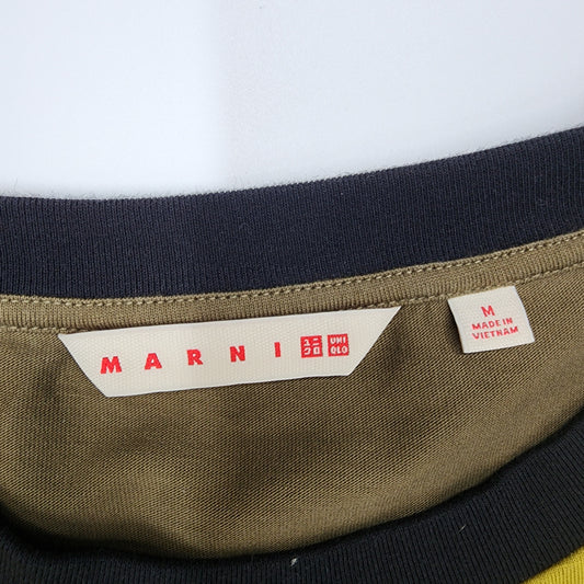 Marni x Uniqlo Olive Two Tone T-shirt - Size M