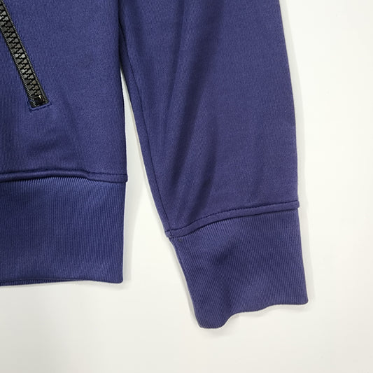 AMI Paris Satin Panelled Track Unisex Jacket - Size M