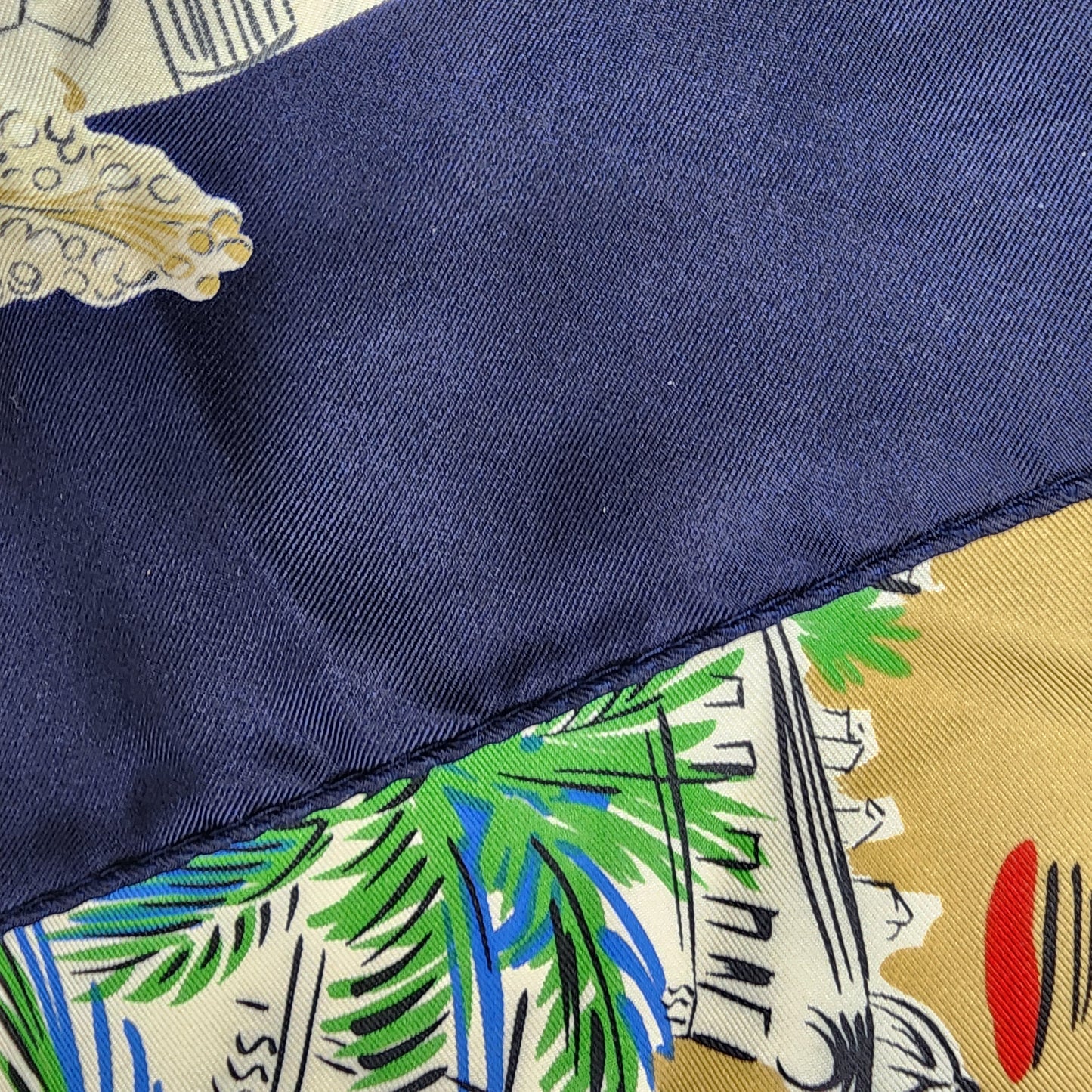 Longchamp Paris Silk Handkerchief - 34x34 "