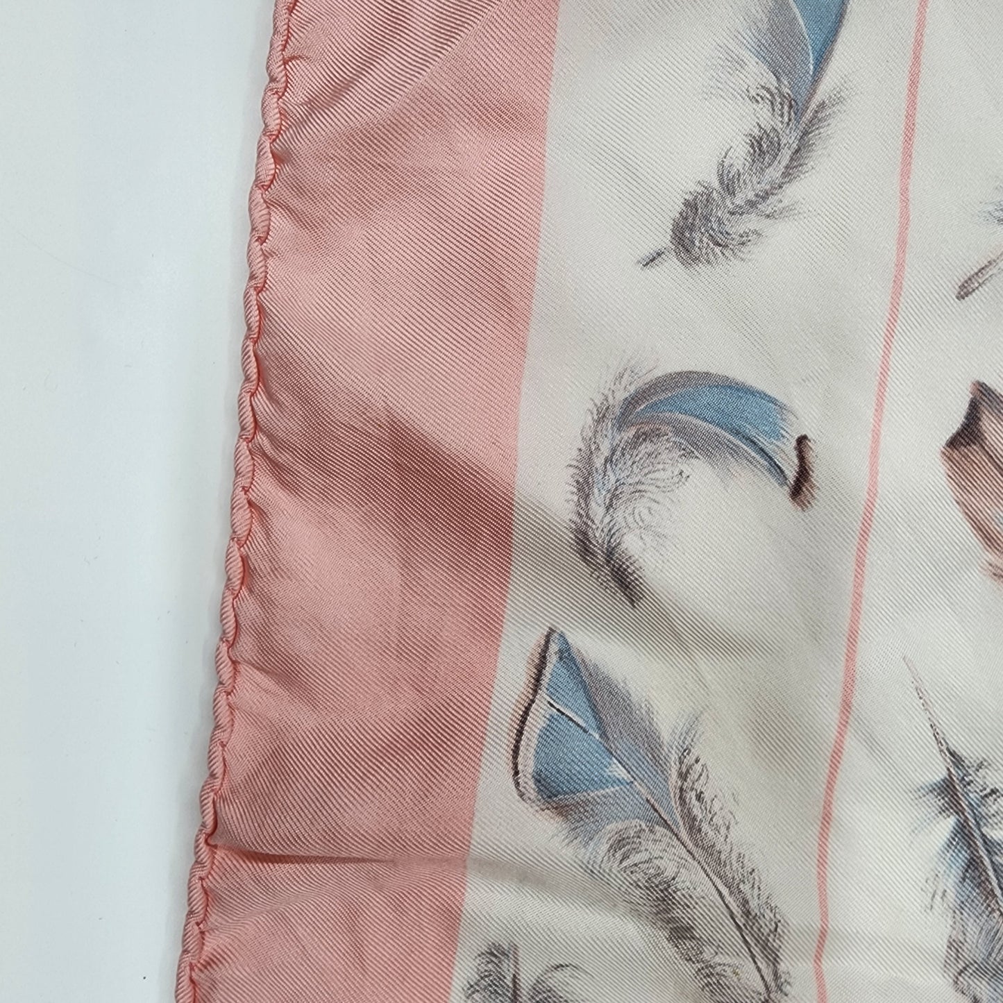 Hermes Plumes Silk Handkerchief - 33x33"