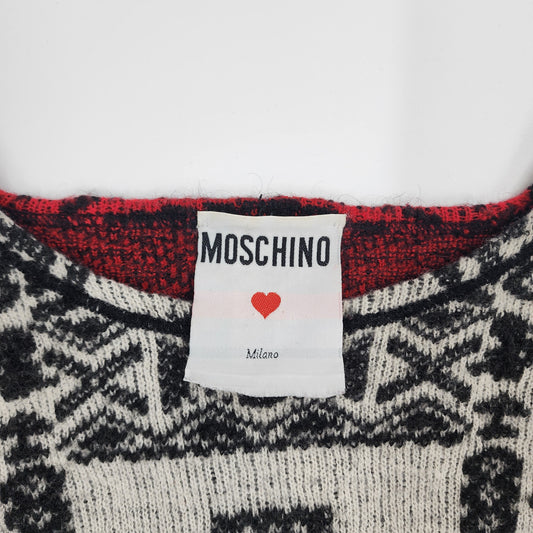 Moschino Multicoloured Wool Sweater - Size 48/ M