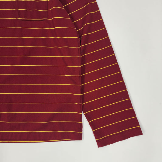 Miu Miu Amaranth Striped Cotton T-Shirt - Size S