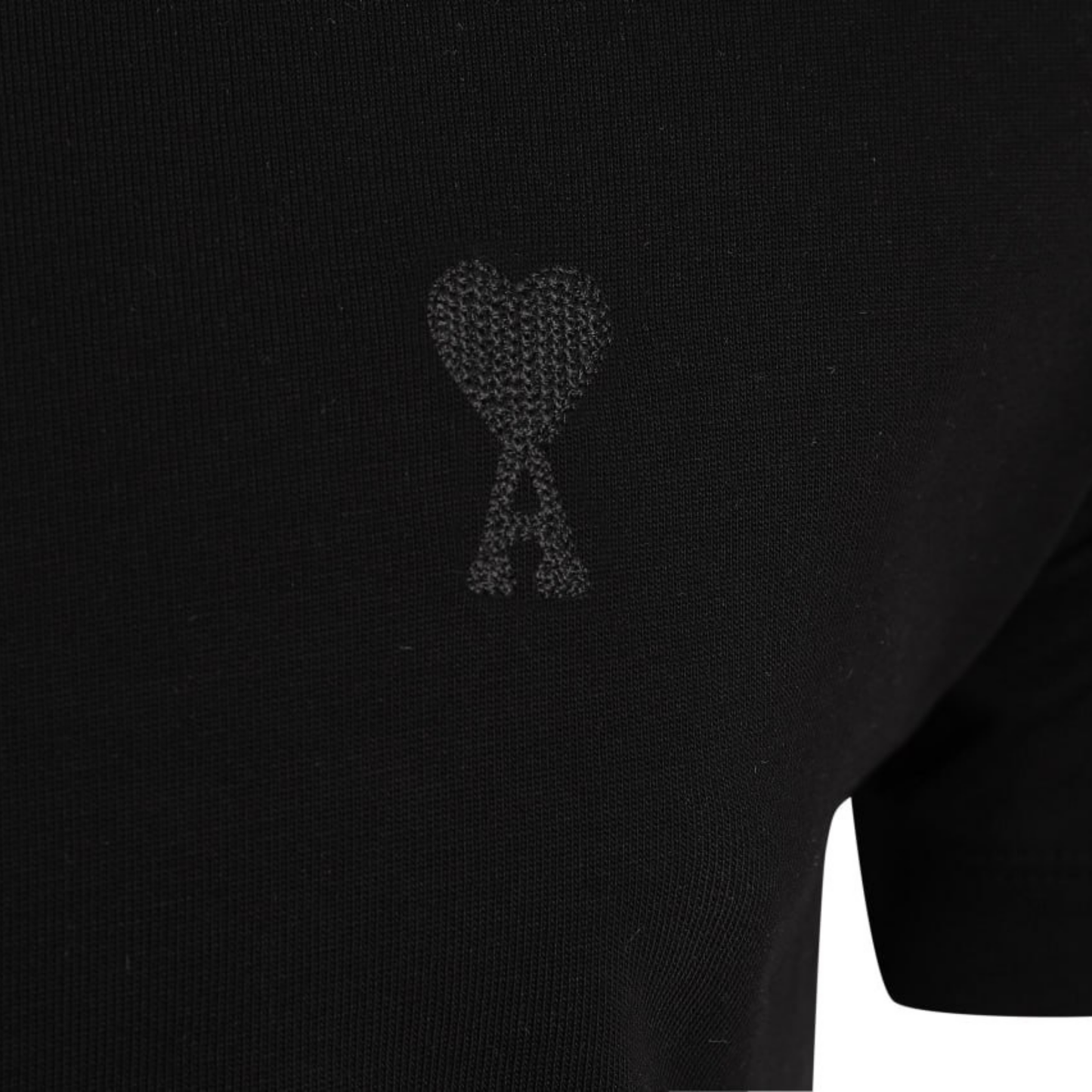 AMI Paris Black Unisex T-Shirt