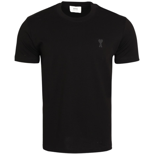 AMI Paris Black Unisex T-Shirt
