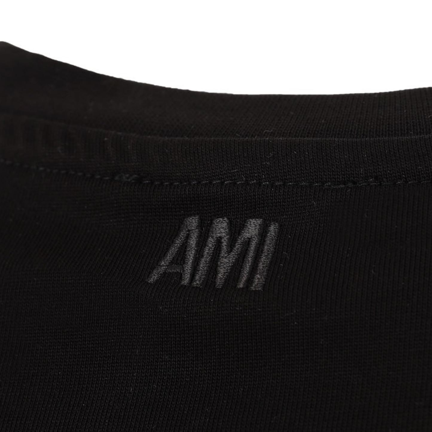 AMI Paris Black Unisex T-Shirt