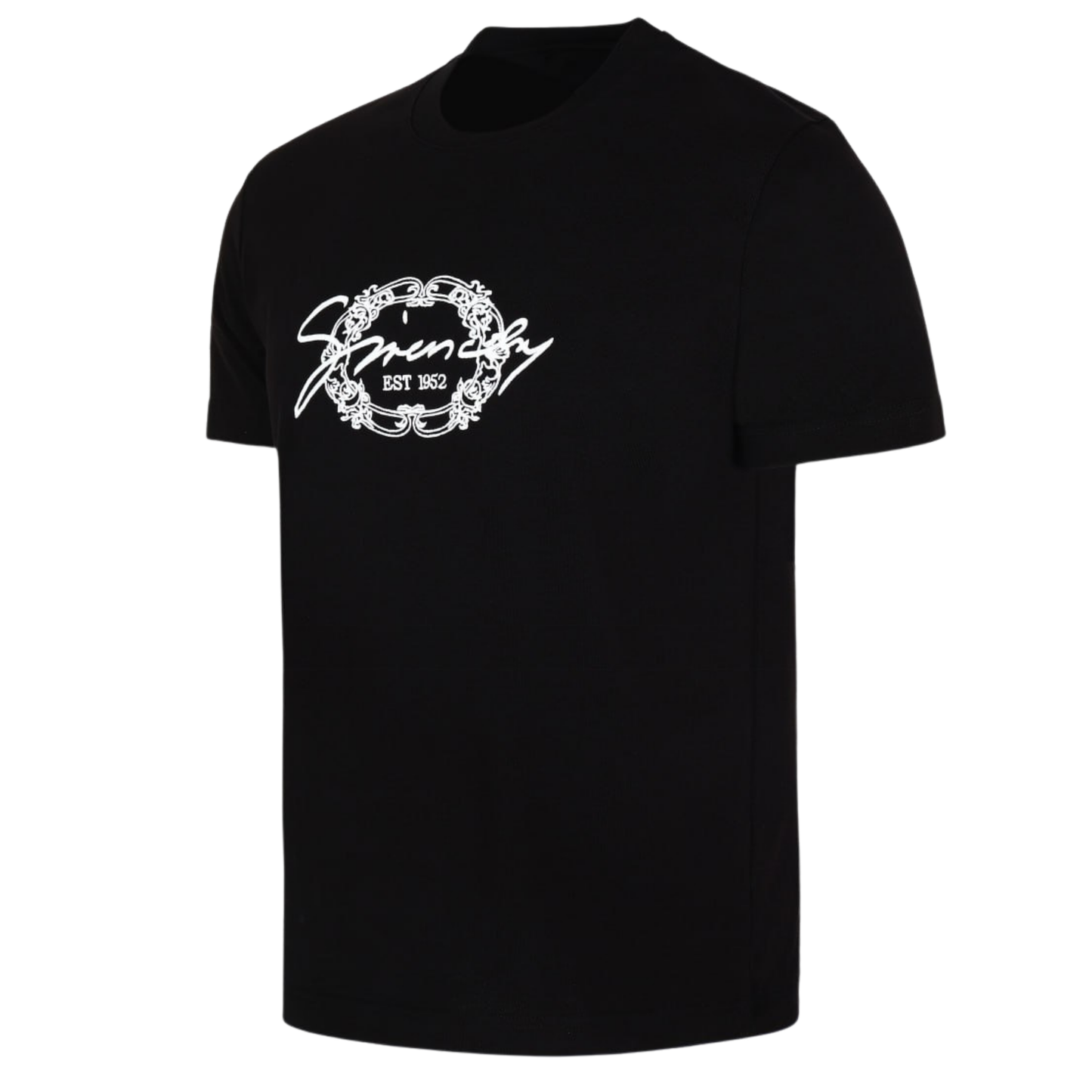 Givenchy Logo-embroidered Cotton T-shirt Black