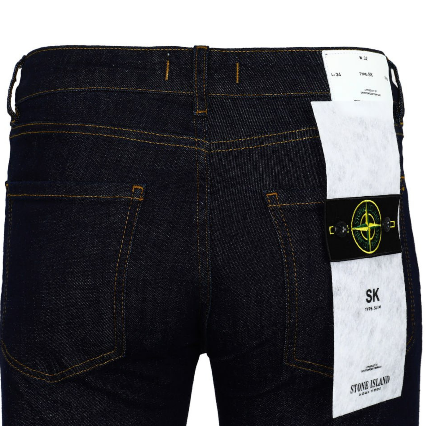 Stone Island Navy Blue Denim Jeans