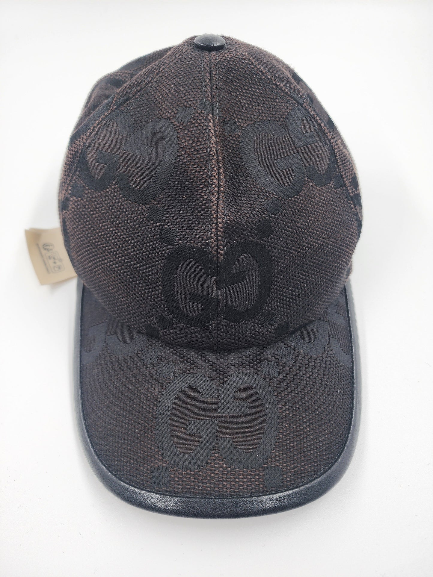Gucci GG Logo Black Cap - Size M 58 cm