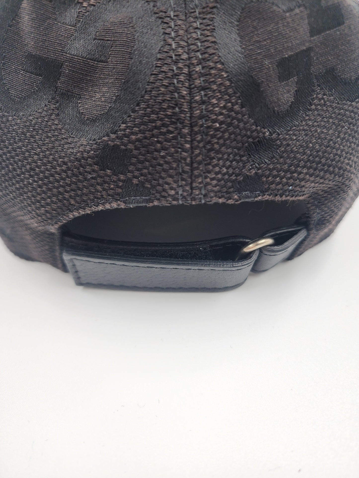 Gucci GG Logo Black Cap - Size M 58 cm