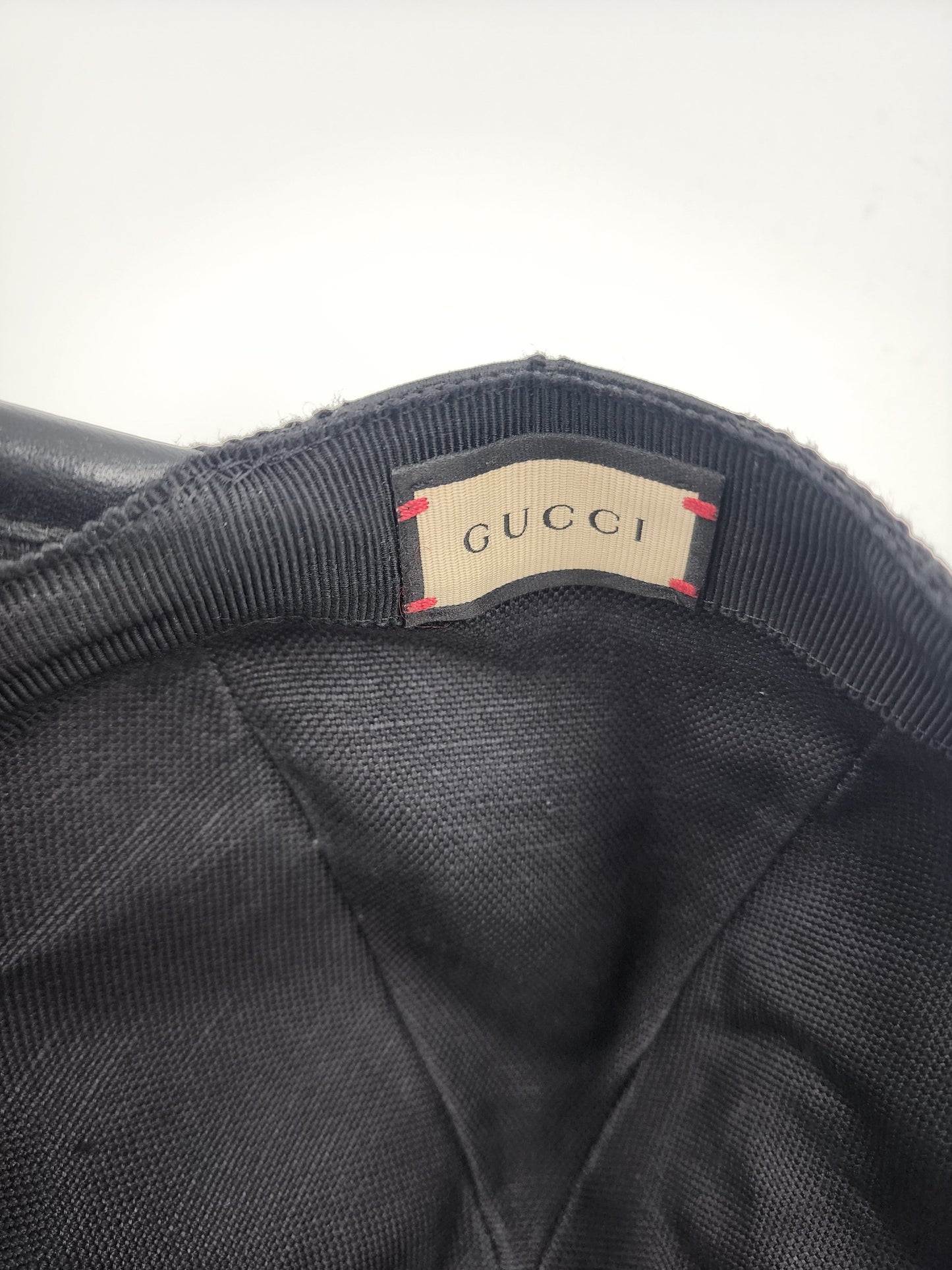 Gucci GG Logo Black Cap - Size M 58 cm