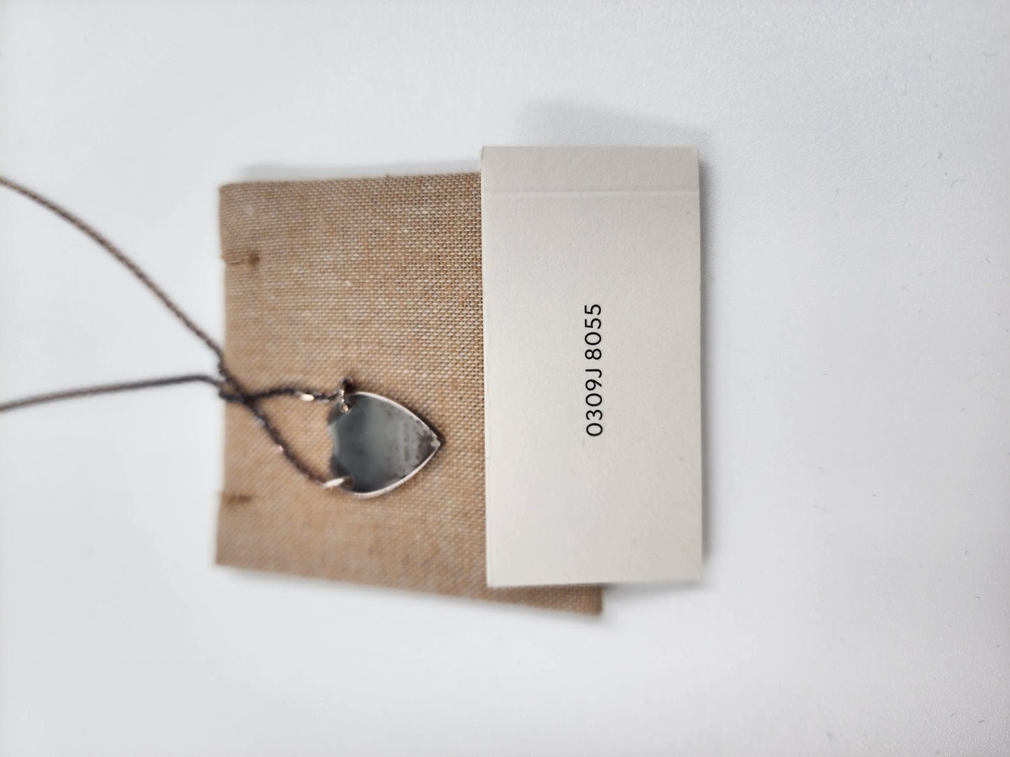 Gucci Silver Heart Shaped Necklace 48 Cm Pendant