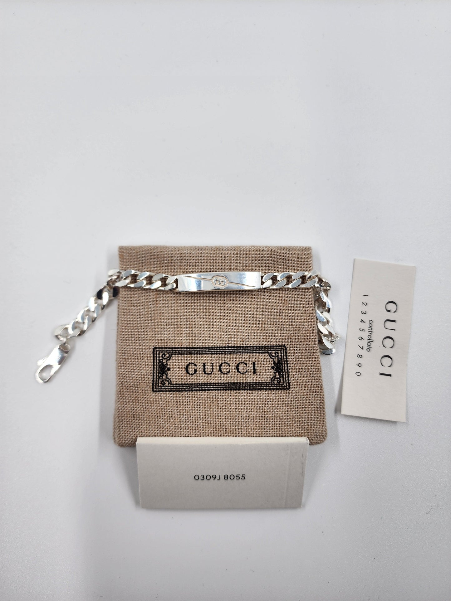GUCCI Ghost Silver Bracelet - One Size