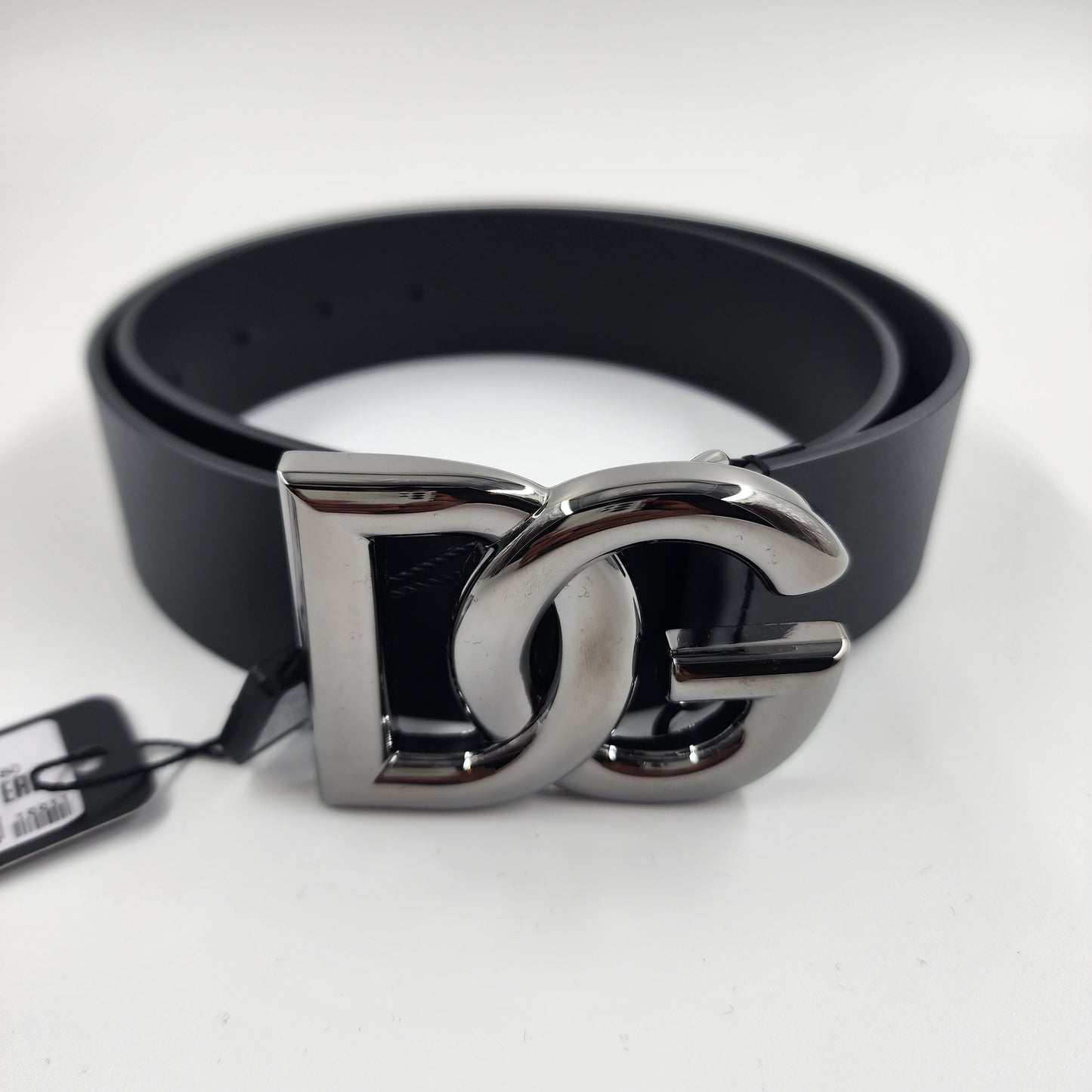 Dolce & Gabbana Calf Skin Logo-buckle belt - 80 Cm