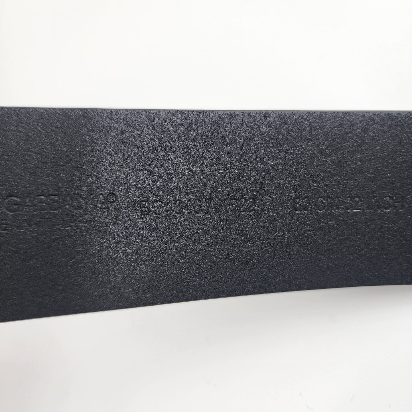 Dolce & Gabbana Calf Skin Logo-buckle belt - 80 Cm