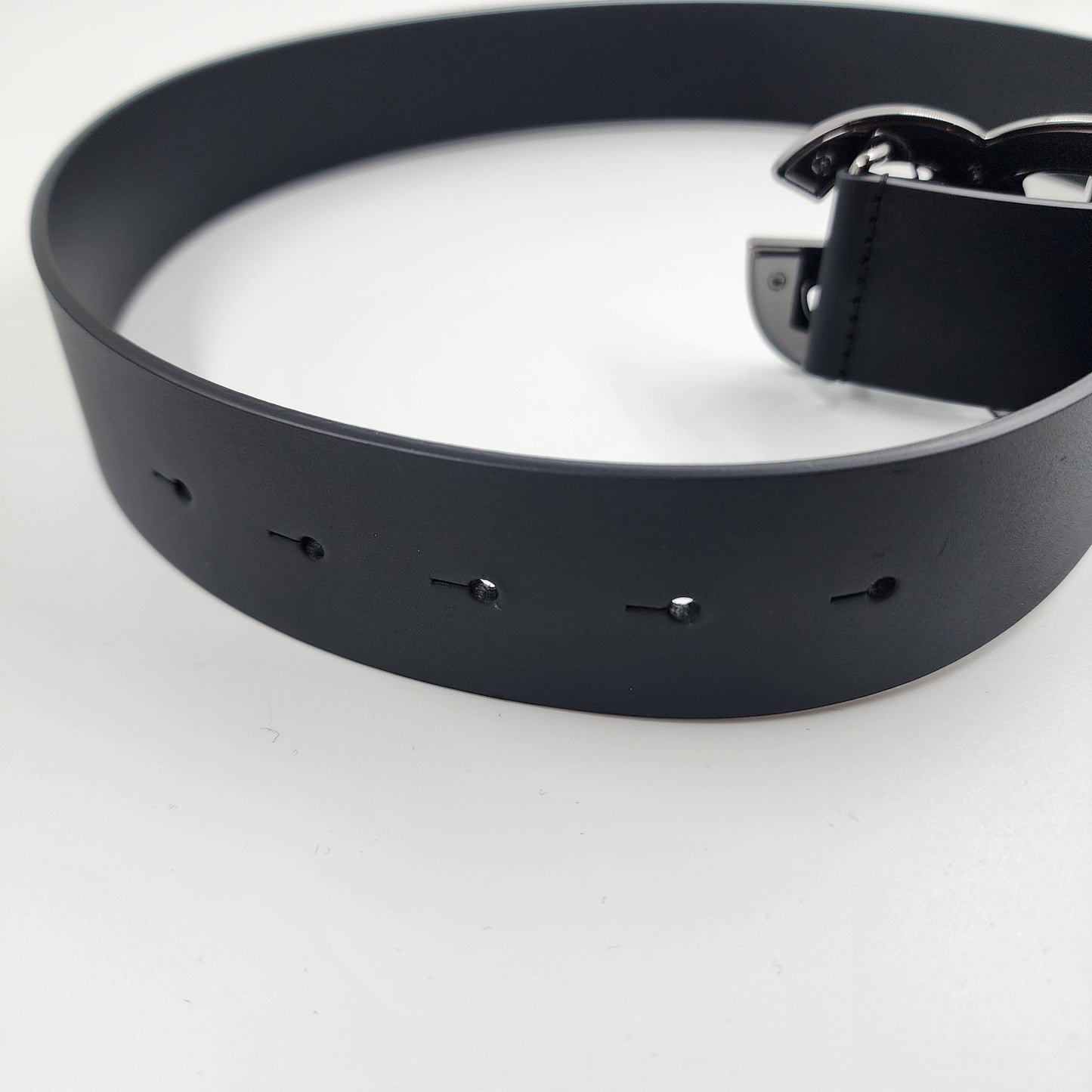 Dolce & Gabbana Calf Skin Logo-buckle belt - 80 Cm