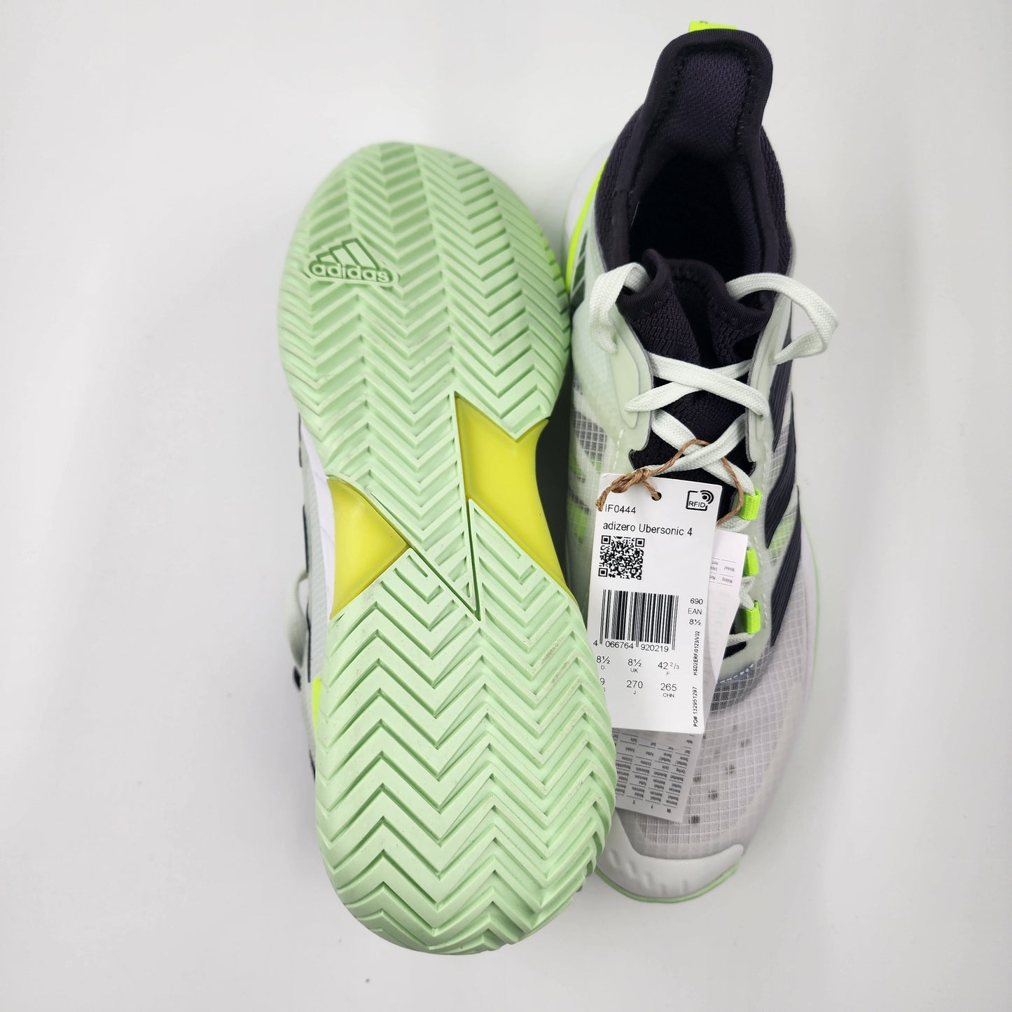 Adidas Adizero Ubersonic IV Tennis Shoes Mens Trainers UK 8.5