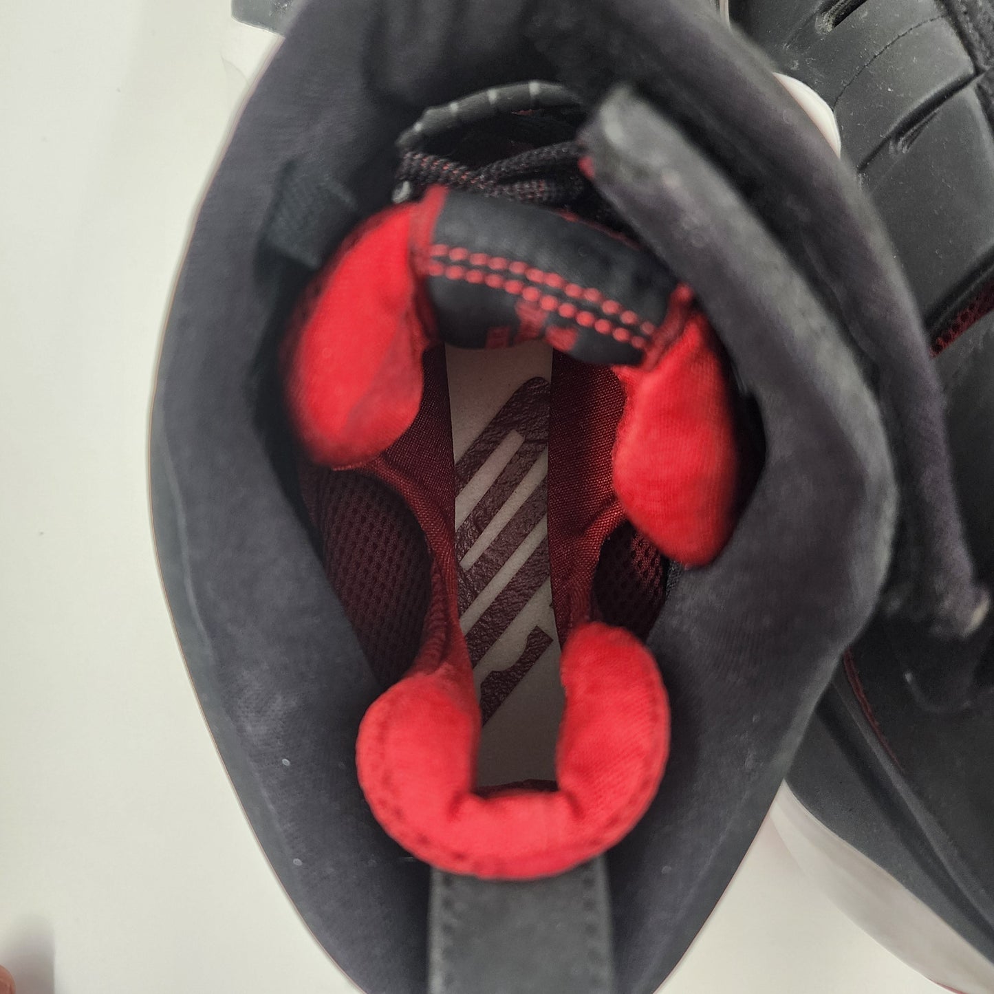 Nike Zoom LeBron 4 ''Black White Red'' Crimson Basketball Men's Sneakers UK 10.5