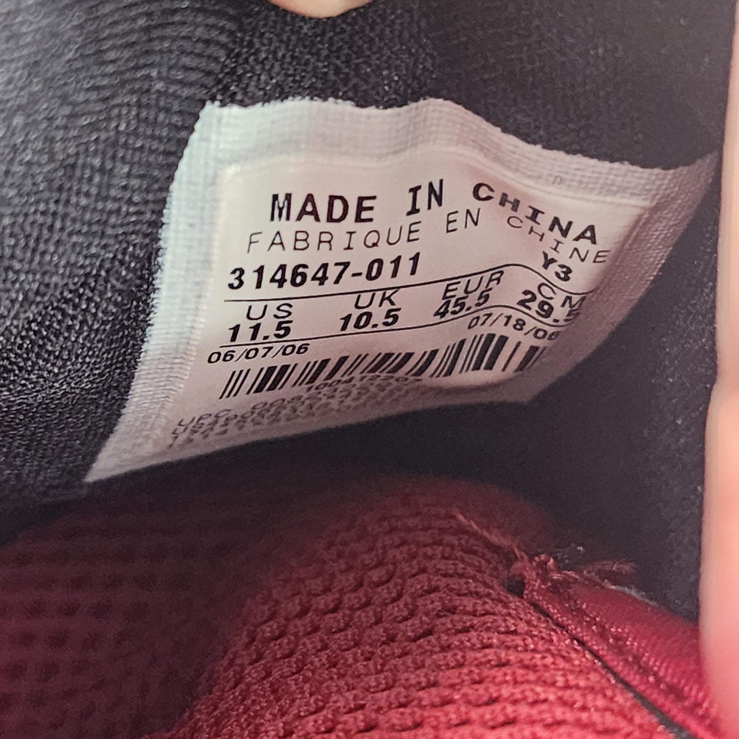 Nike Zoom LeBron 4 ''Black White Red'' Crimson Basketball Men's Sneakers UK 10.5