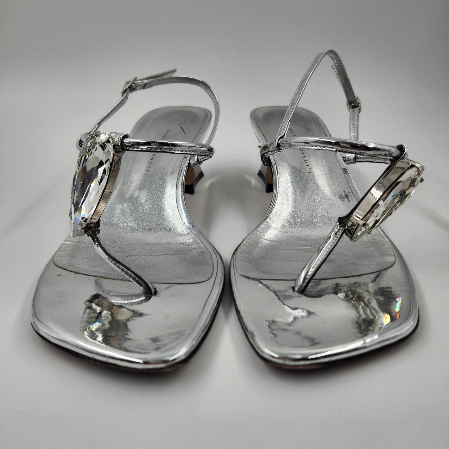 Giuseppe Zanotti Anthonia 45mm crystal-embellished sandals - EU 37