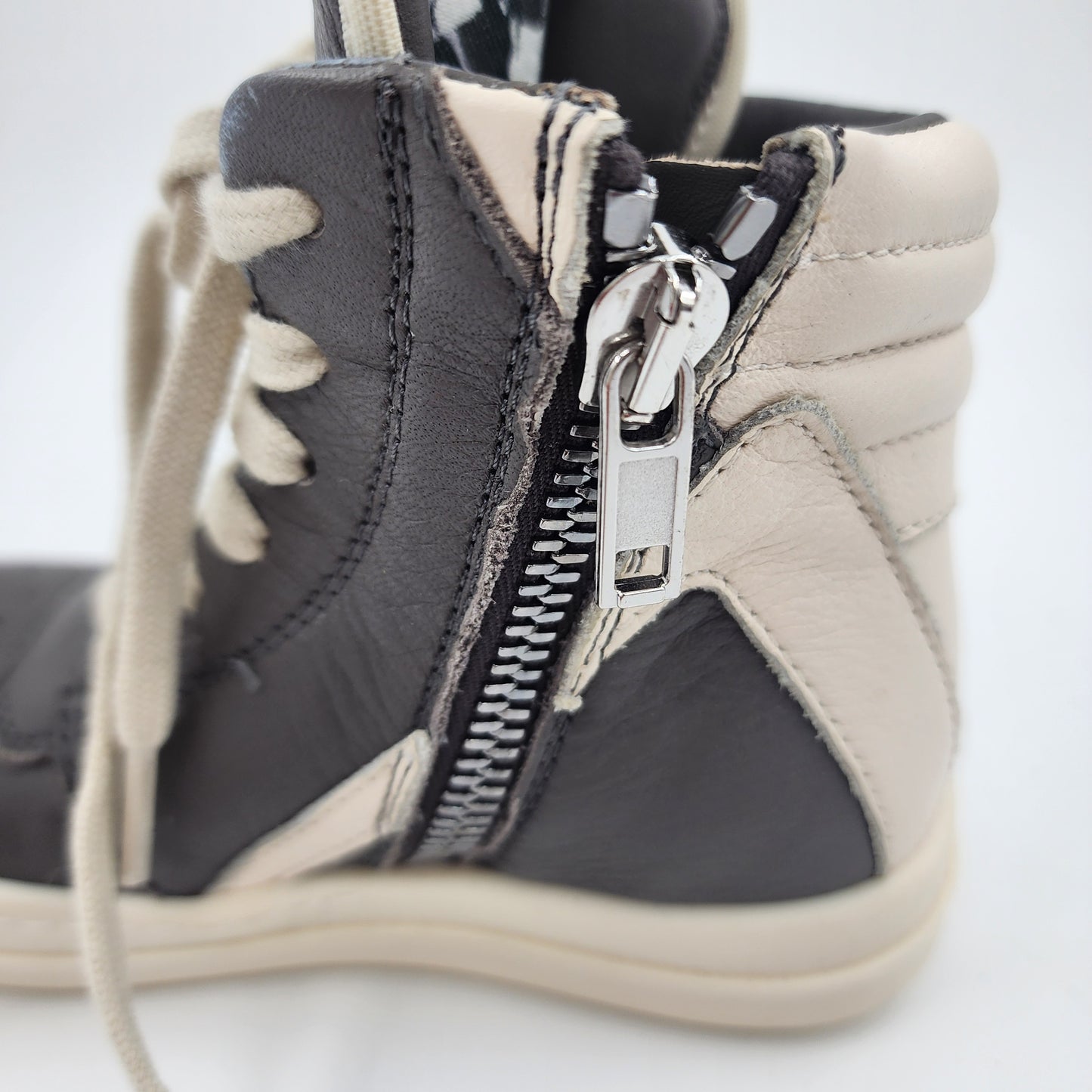 Rick Owens Geobasket Kids Grey Sneakers - EU 24, 2 Years