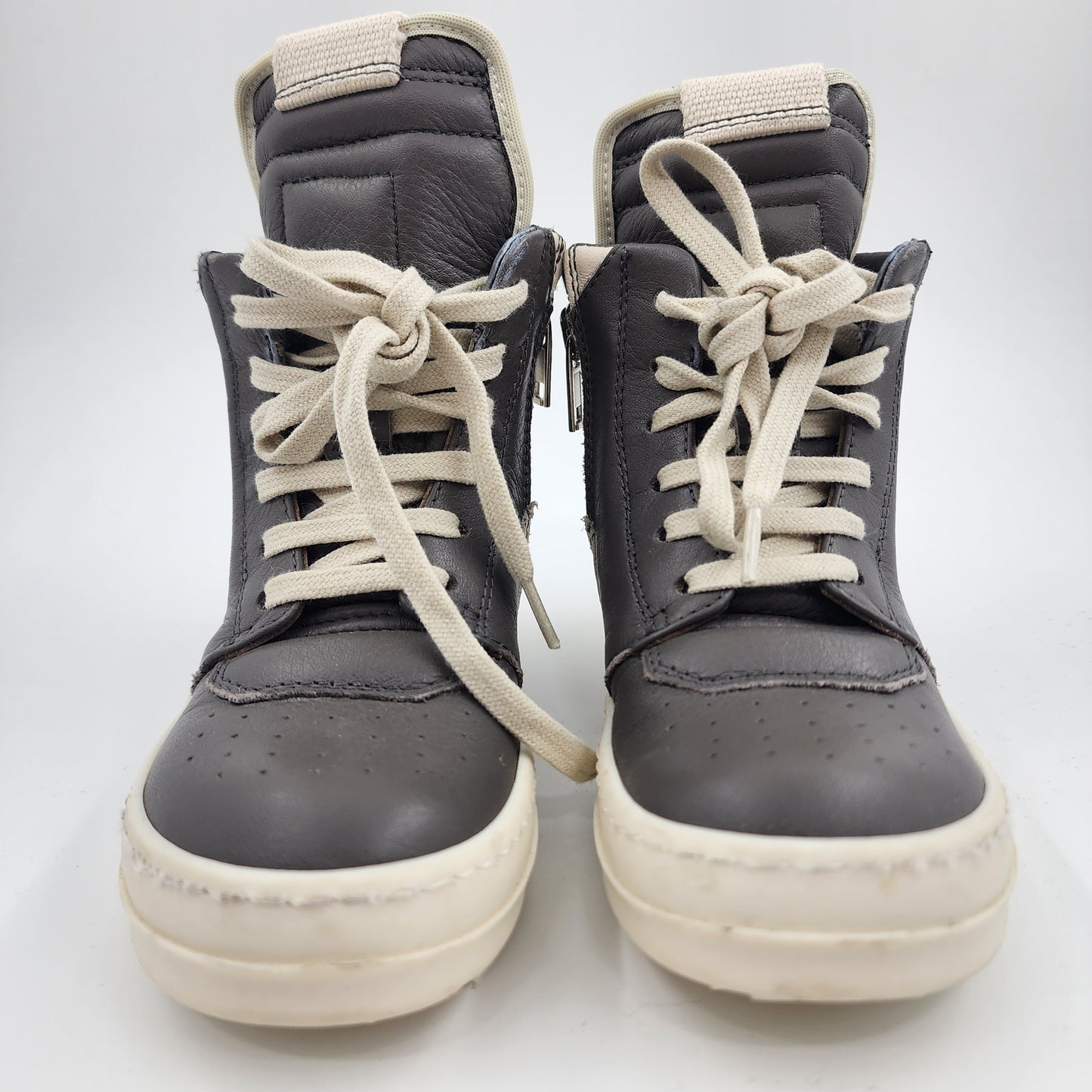 Rick Owens Geobasket Kids Grey Sneakers - EU 24, 2 Years