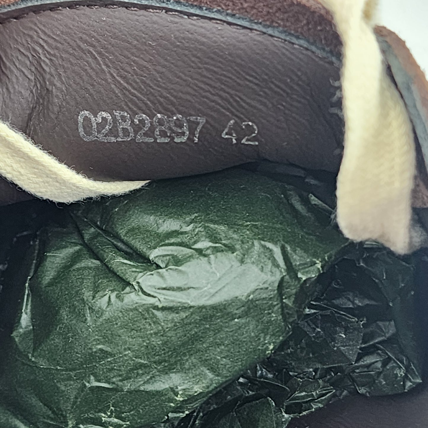 Rick Owens Women's Cream vintage DARK DUST Suede Low Top Trainers Size EU 42