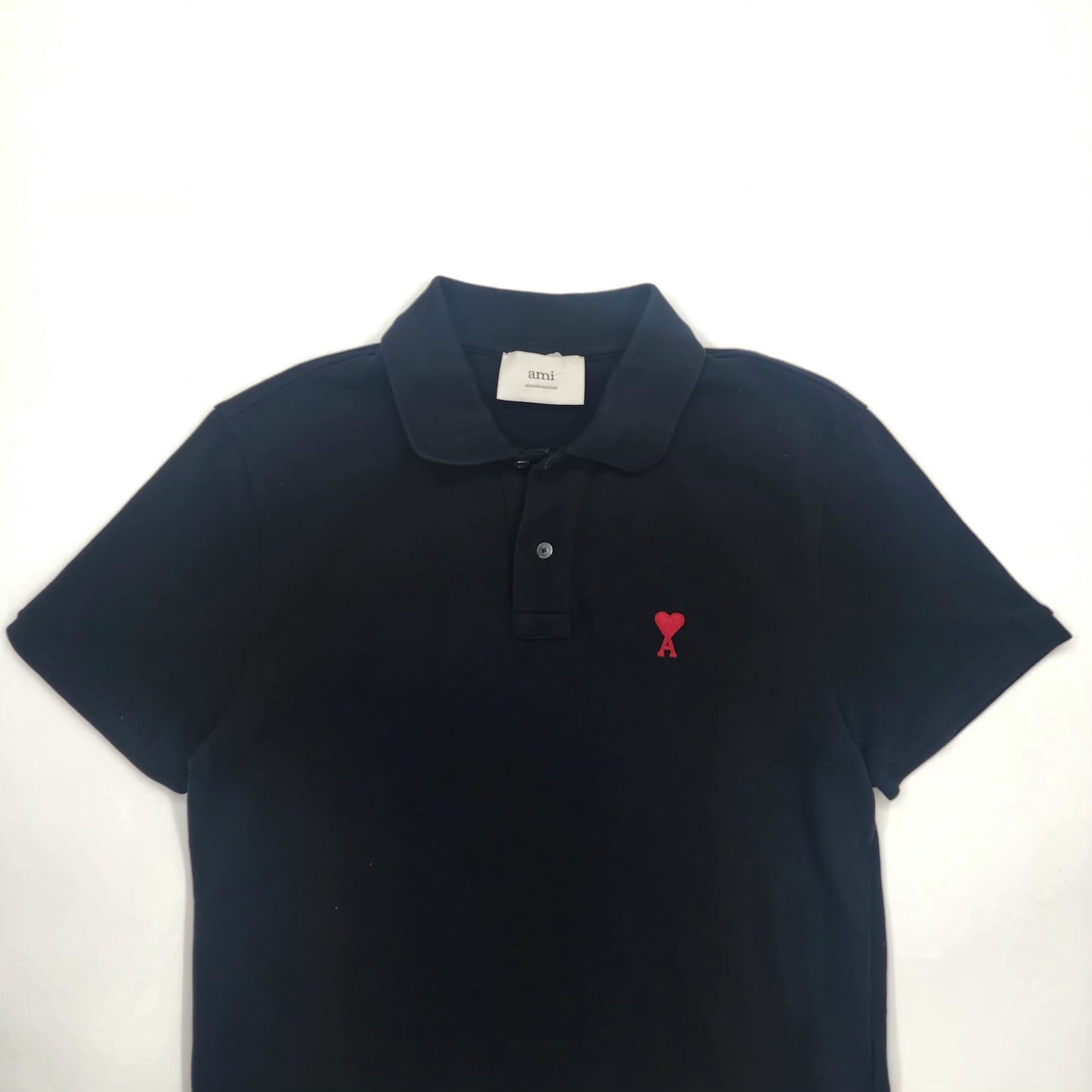 AMI Paris Black Women's T-Shirt - Size L