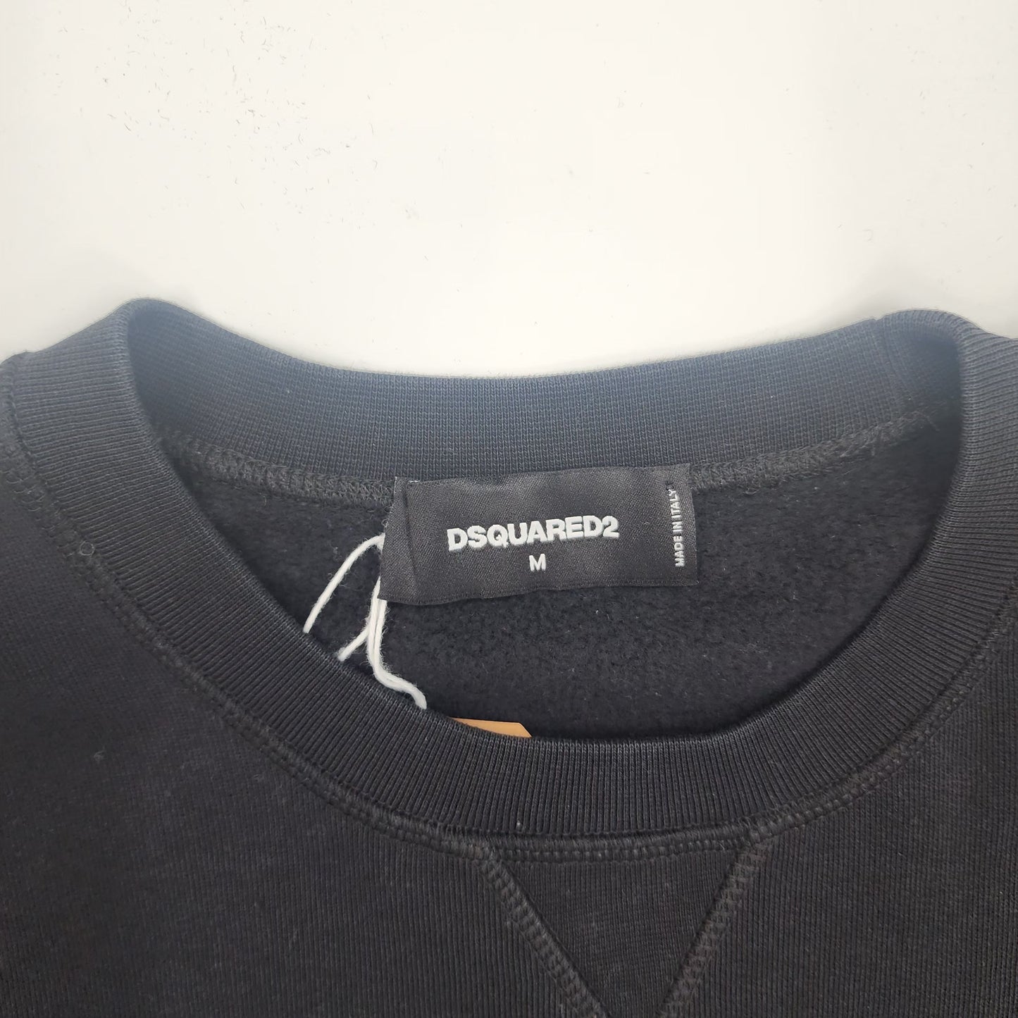 Dsquared2 Icon Logo Print Black Sweatshirt - M