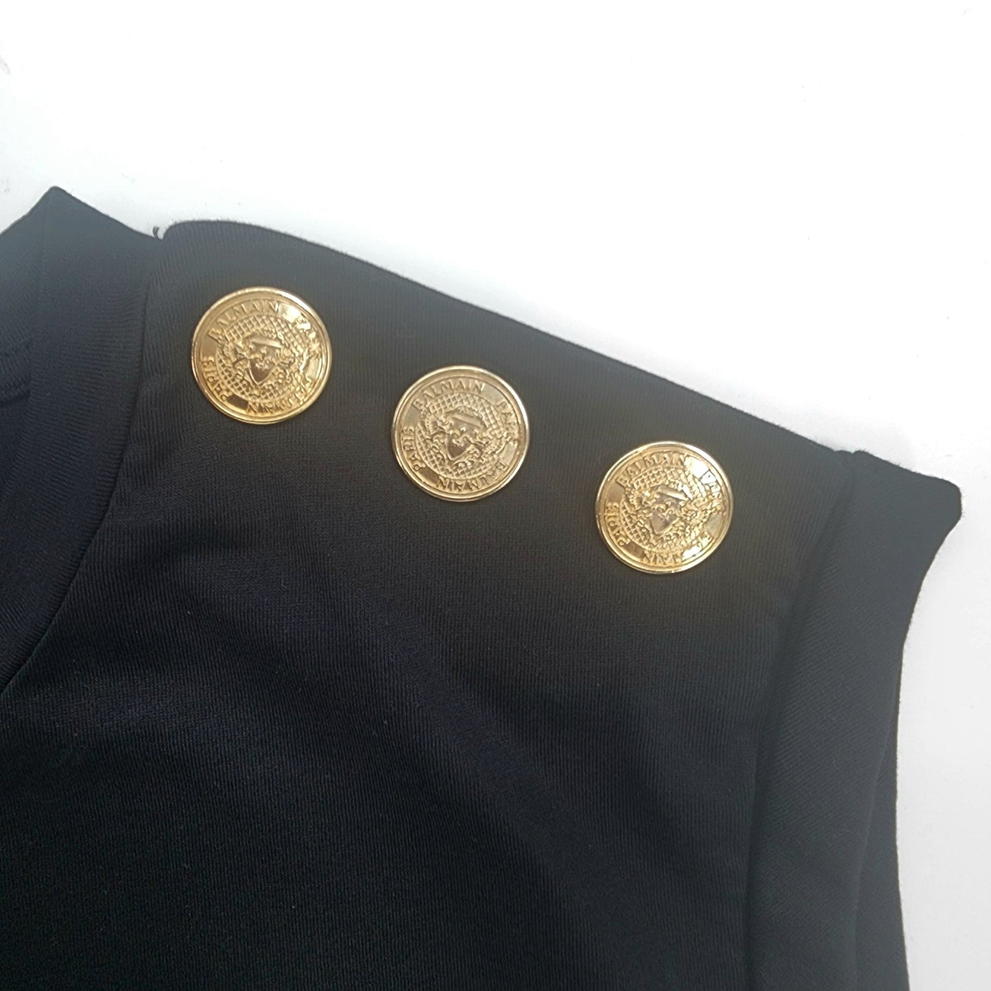 Balmain Pairs Black Tank Top - Size L