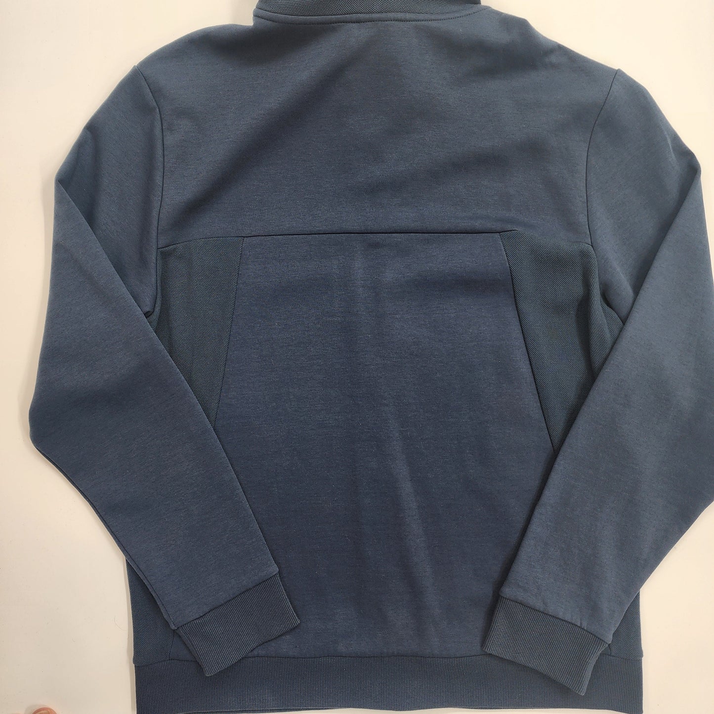 Hugo Boss Navy Blue Zip Up Men's Hooded Sweatshirt - Size XL