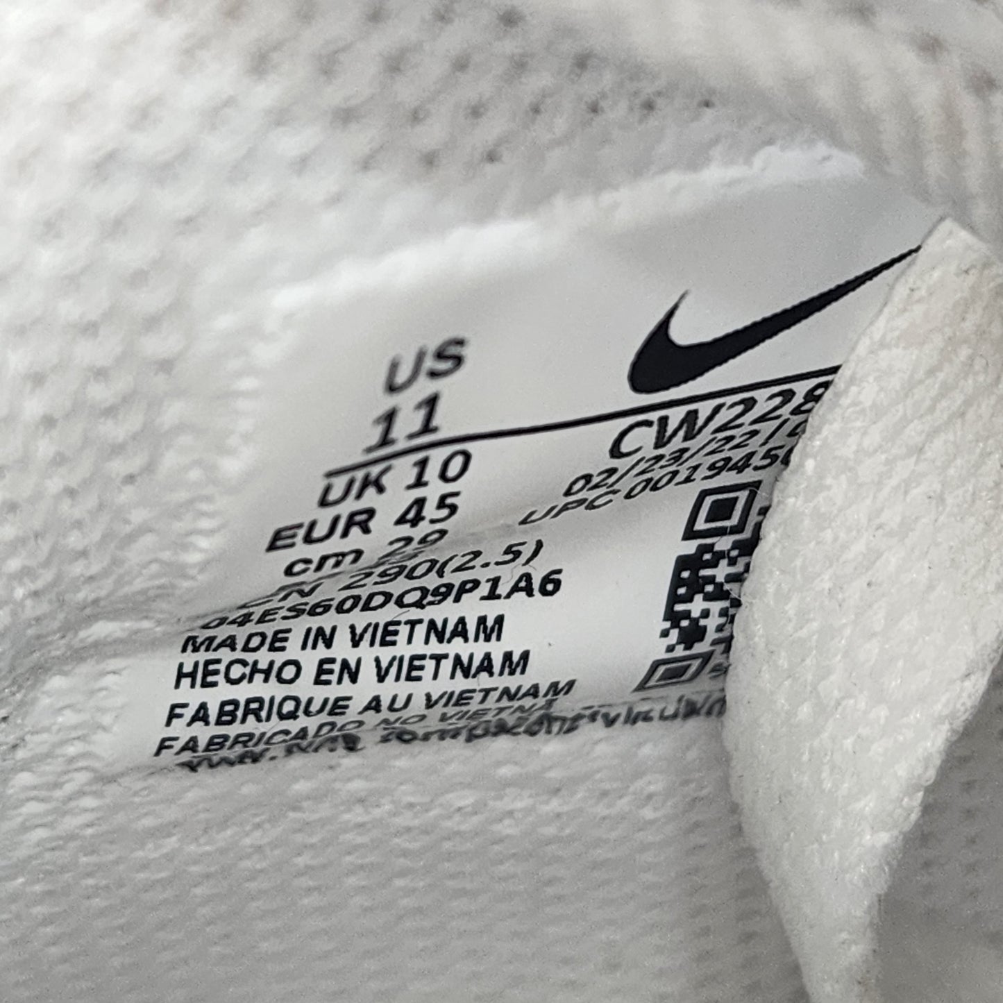 Nike Air Force 1 Mid '07 White Mens Trainers Size UK 10