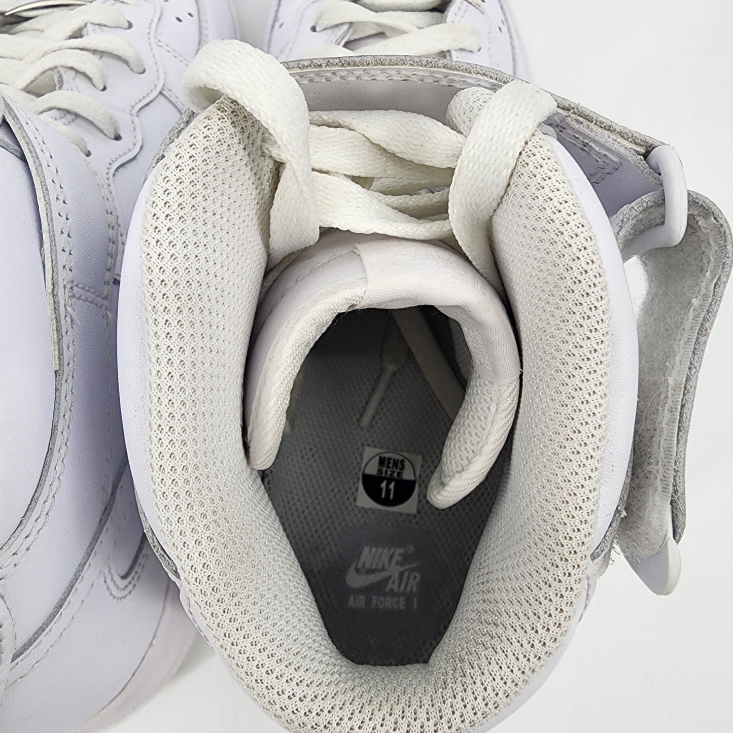 Nike Air Force 1 Mid '07 White Mens Trainers Size UK 10